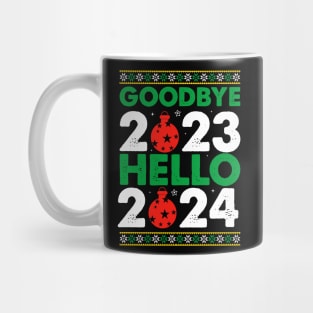 Goodbye 2023 welcome 2024 Mug